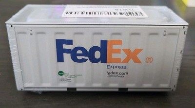 Diorama ''FedEx'' Mini Cargo Container Storage Box. 
