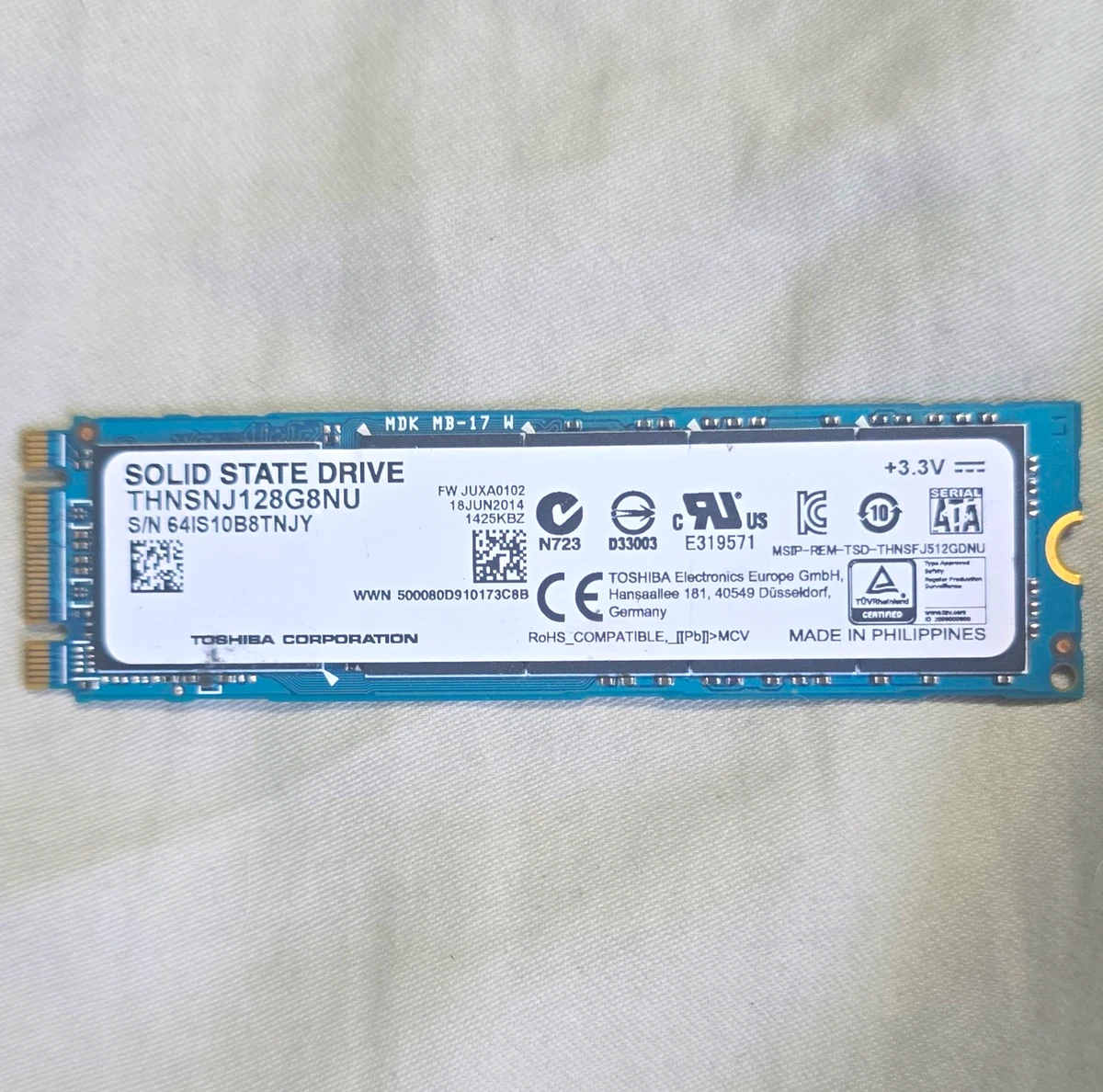 Toshiba 128 GB Solid State Drives for sale | eBay