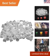 Tattoo Ink Caps - 300 Waterproof Plastic Cups for Microblading & Tattoos