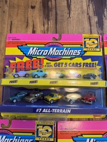 VTG Lot of 8! Galoob Micro Machines Corvettes Original Scale 90s New SEALED!