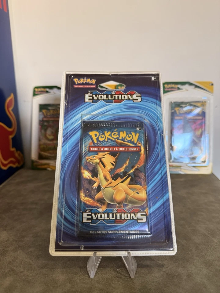 Pokémon JCC XY Évolutions Booster scellé FR 10 cartes 1 paquet Dracaufeu - Photo 1/2