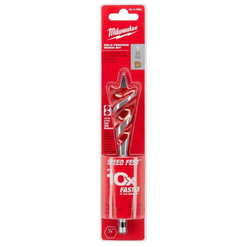 Builders World Wholesale Distribution 48-13-0088 Milwaukee Bit Wood Speed Feed