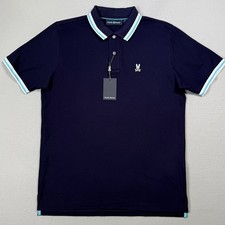 Psycho Bunny Nolan Pique Polo Navy 5/medium 108