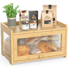 Extra Large Bread Box for Kitchen Counter, Bread Storage Container Farmhouse ...