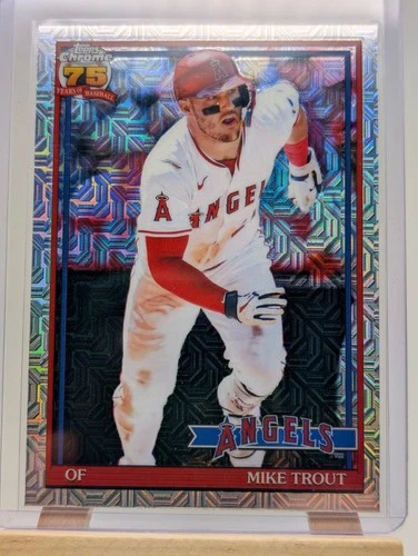 2026 Topps Series 1 - 1991 Topps Chrome Silver Pack Mojo Mike Trout #91C-42