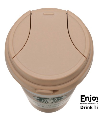 Starbucks x Gelato Pique Japan Limited Border Stainless Bottle Mocha Beige 473ml - Bild 5 von 8