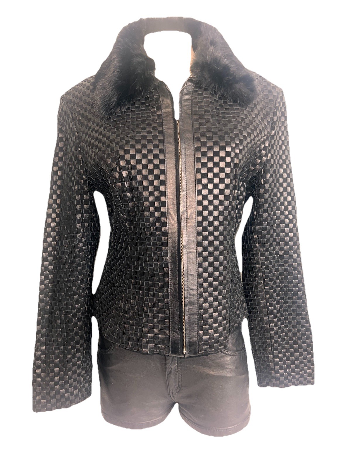 MARVIN RICHARDS Authentic Leather Jacket Black Ra… - image 5