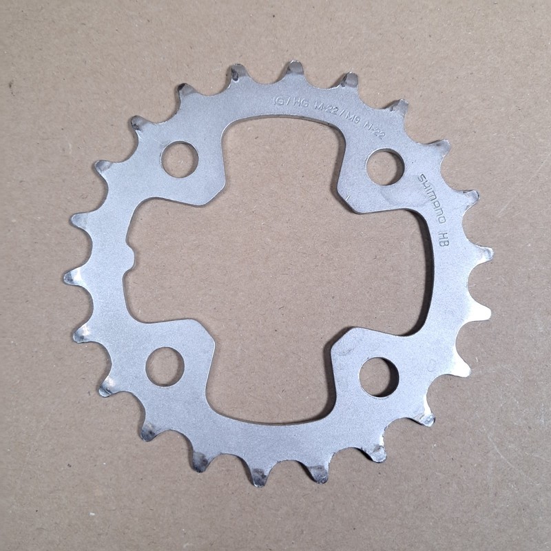 Shimano 22T Chainring IG/HG M9 for 4 Hole Chainset Crank Retro MTB Road