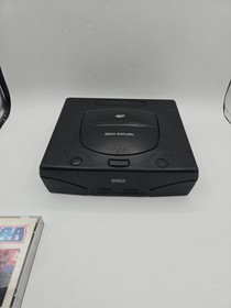 SEGA SATURN CONSOLE BUNDLE GAMES CORDS & 1 CONTROLLER TESTED WORKING Sanyo Trap 