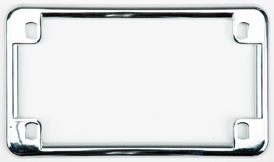 Marco Ribeteado Cromo para Placa Matricula Americana 178 x 102mm (7" x 4") - Imagen 3 de 4