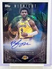2025-26 Topps Midnight Bronny James #MS-BJ Midnight Sun Sigs Moonrise 24/25 Auto