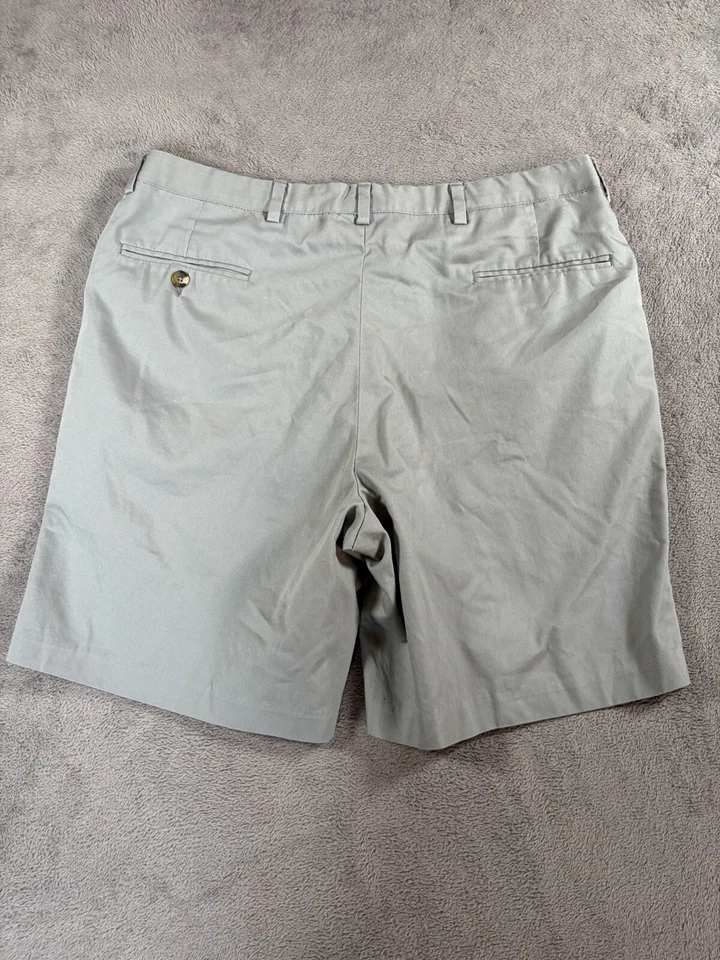 "Sansabelt Pantalones Cortos Para Hombres 36 Gris Chino Frente Plano tiro medio 8"" Entrepierna Golf De Colección" Foto 2 de 4
