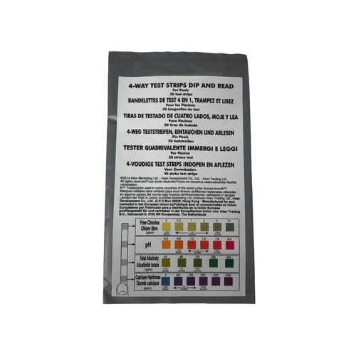 Intex 4-Way Test Strips for ECO20110-2 Pool Sand Filter Pump & Saltwater System