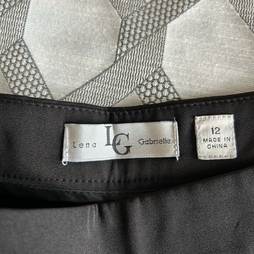Lena Gabrielle Black Flared Pants size 12 NWT - Picture 22 of 24