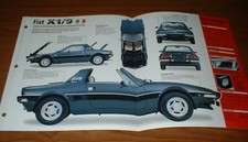 1979 Fiat X19 1500 Original Imp Brochure 79 80 81 82 1972-89 X19 Specs Info