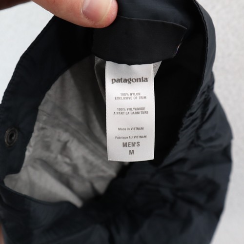 Patagonia Pants Men's Medium Black Rain Shadow Waterproof Leg Zip Gorpcore Hike - Picture 13 of 20