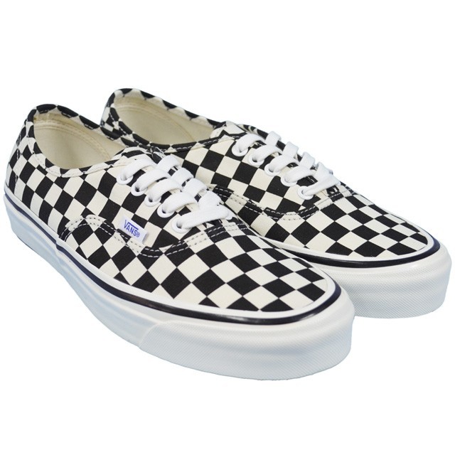 国内配送 VANS AUTHENTIC DX CHK V44CL+ BLACK / CHECK VANS 100% Authentic Checkerboard 44 DX Anaheim Factory Black