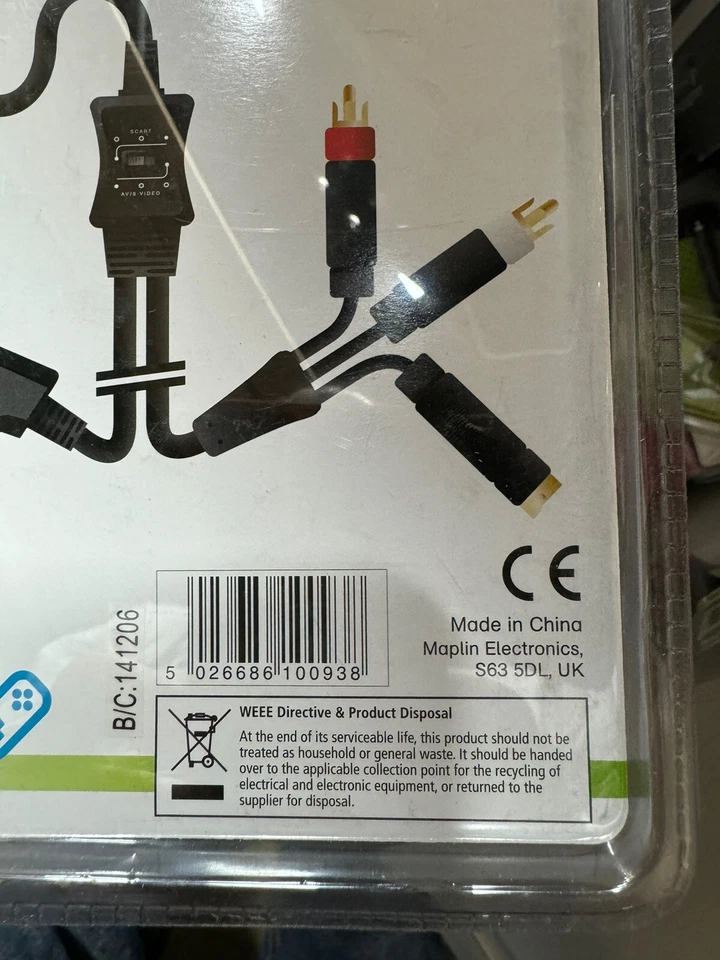 MAPLIN XBOX 360 S-VIDEO SCART TV AV CABLE LEAD ADAPTER OPTICAL OUT 5.1 BRAND NEW - Image 4 of 4