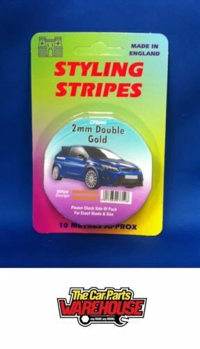 Gold Car Styling Moulding Strips