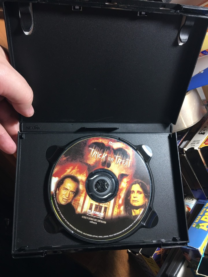 Trick or Treat (1986) DVD Cult Horror Gene Simmons Ozzy Osbourne RARE