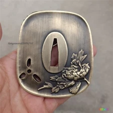 Nice Japanese Zinc Alloy Tsuba Hand Guard For Sword Samurai Katana Accessory