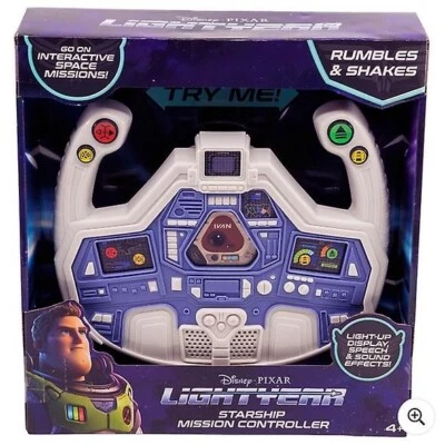 Disney Pixar Lightyear Starship Mission Controller Interactive Steering Wheel