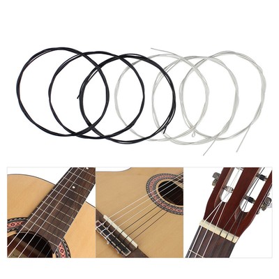 6pcs(.028-.043) Classical Guitar Strings Nylon Two Colors Normal Tension G6M8