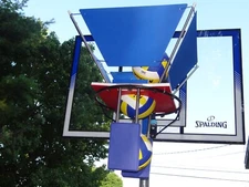 Volleyball Training Aid - Smart Spike. Blue and Red.