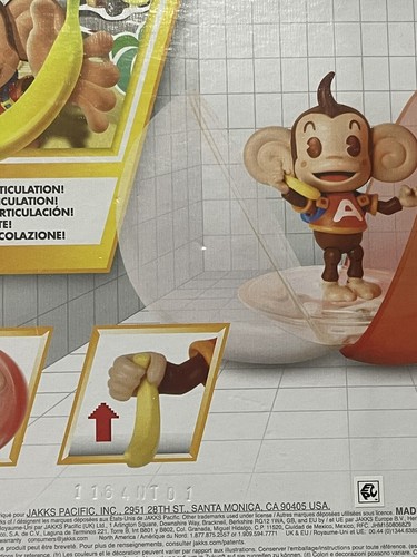Super Monkey Ball Action Figure 2023 Jakks Pacific Sealed AIAI - Picture 9 of 11