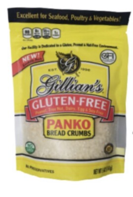 Gillian s Foods Gluten Free Panko Bread Crumbs, 5oz (141g) Resealable Pouch