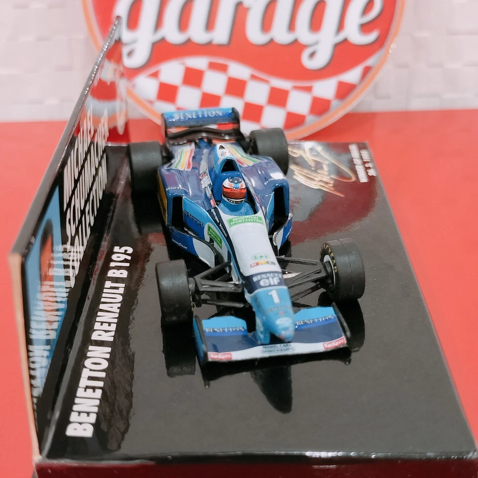 MINICHAMPS PMA 1/64 Michael Schumacher Benetton Renault B195 Brazil GP 510956401 - Image 4 of 4