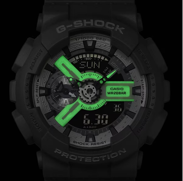 CASIO G-SHOCK GA-110HD-8AJF HIDDEN GLOW Series Japan import CASIO G-SHOCK GA-110HD-8AJF HIDDEN GLOW Series Japan import