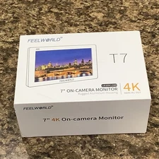 Feelworld T7 4K monitor, batteries & mounting hardware