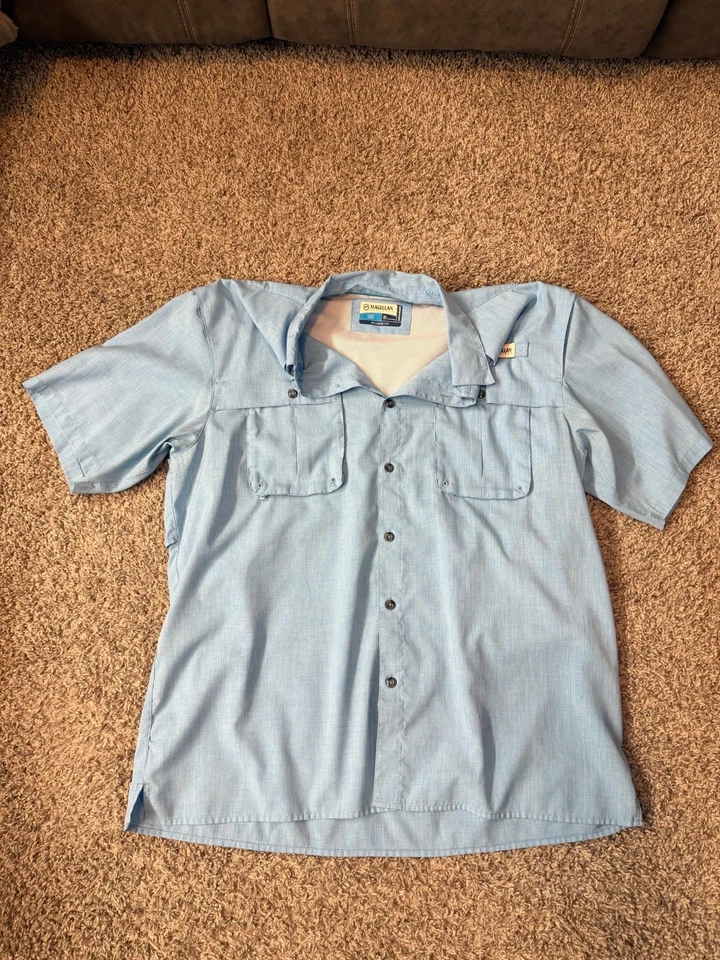 Magellan Men's Size XL, Relaxed Short Sleeve Vented Button Up Fishing Shirts! - Image 3 of 4