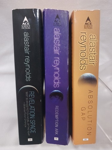 Alastair Reynolds Book Lot 3 PB Revelation Space, Absolution Gap, Redemption Ark - Foto 2 di 24