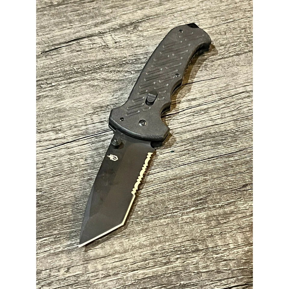 Gerber 06 быстрый танто складной карманный нож - помощь открытия, ручка G-10 - Изображение 4 из 4