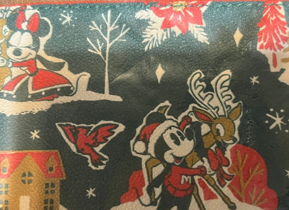 Bolso Shopper Navidad Mickey & Minnie 2022 Mickey & Minnie Vintage Nuevo con Etiquetas Dooney & Bourke Disney Foto 3 de 4