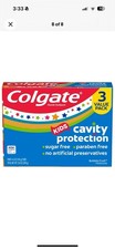 Colgate Kids Cavity Protection Toothpaste, Bubble Fruit, 4.6 oz, 3 Pack