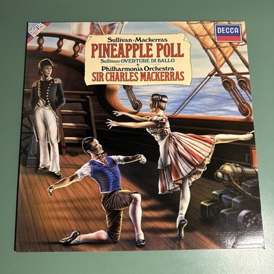 Decca LP SXDL 7619: Sullivan-Mackerras - Pineapple Poll etc. / Mackerras