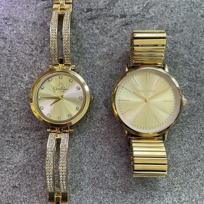 Beautiful Pair Of Vintage Womens Watch Both Watches Run Great In Nice Shape B-D