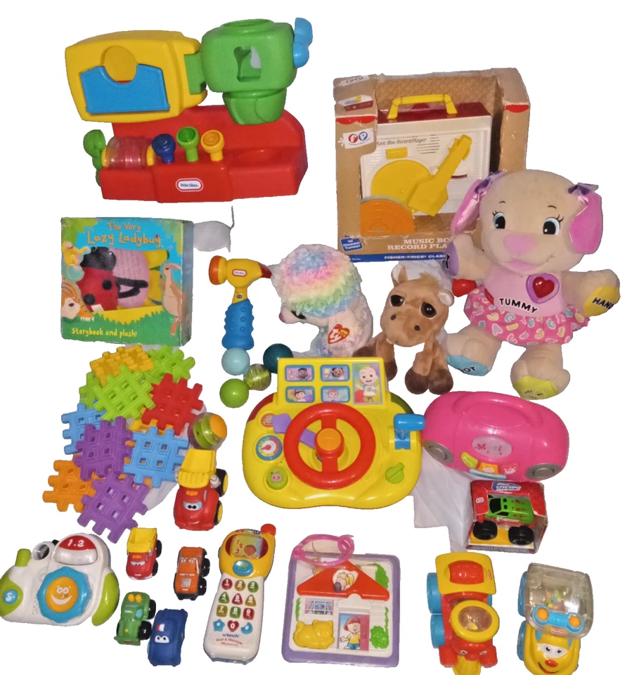 Lote de 35 juguetes de aprendizaje Vtech Fisher-Price LeapFrog desarrollo bebé niño pequeño Foto 2 de 4