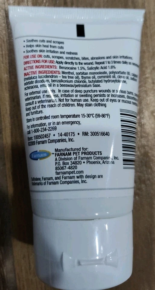 Dog Wound Care 3-Way Ointment Relieves Pain & Prevents Infection For Dog Cuts... - Image 2 of 2