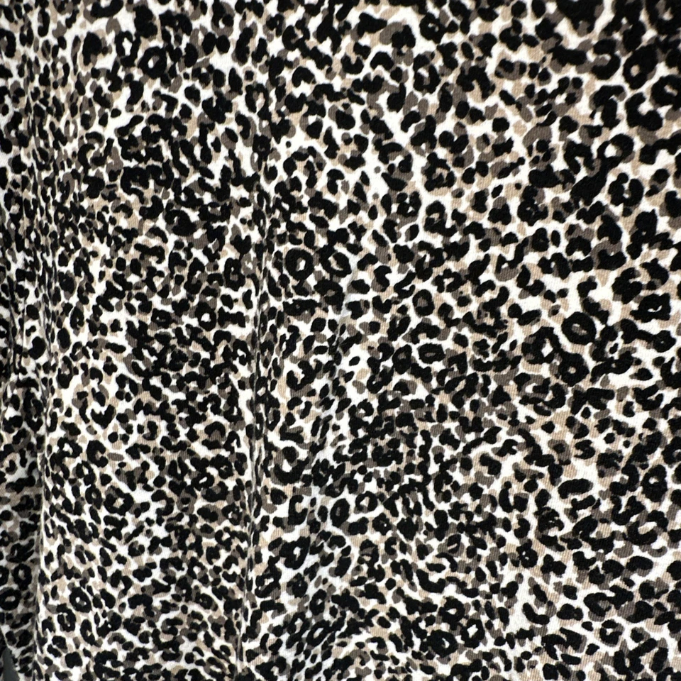 Vestido para mujer Old Navy grande estampado animal guepardo manga larga línea A otoño Foto 3 de 4