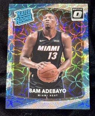 2017-18 Donruss Optic BAM ADEBAYO #187 Prizm SCOPE Refractor (241/249) RC Heat