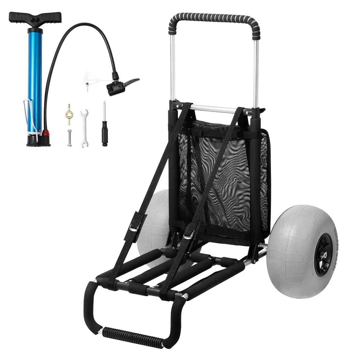 Carro Plegable Portátil Plegable De Alta Resistencia Con Carro Plegable Portátil Plegable De Alta Resistencia Con