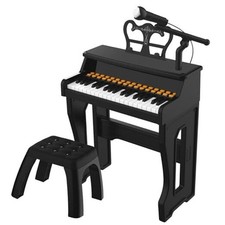Keyboard Piano for Kids, Toddler Piano Toys 37 Keys Kid Musical Black