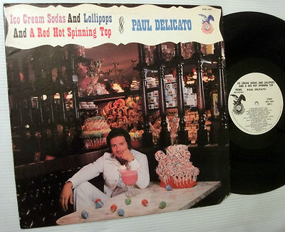 PAUL DELICATO Promo LP Pop 12'' 33 RPM Red Hot Spinning Top Lutschbonbons