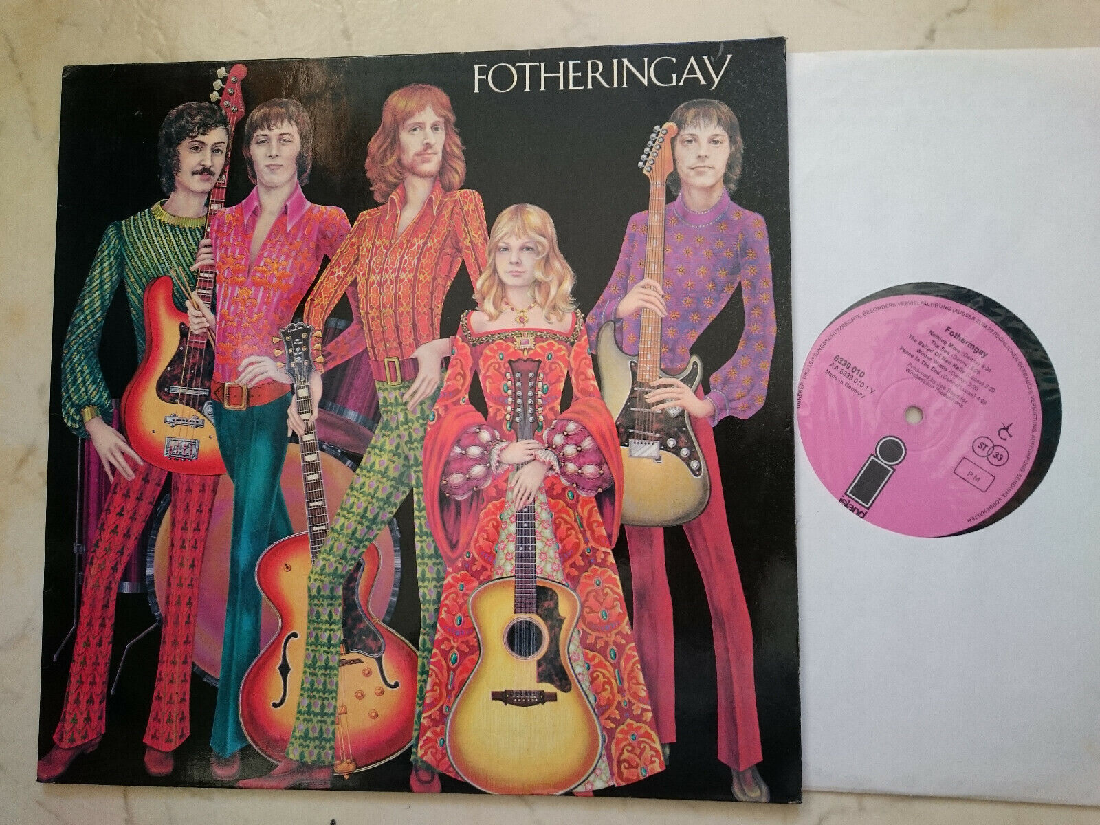 Fotheringay Same (Pre-fairport Convention, Sandy Denny ) German Pink Island LP