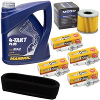 Set ÖL FüR Suzuki GS 750 GS 850 1977-86 Wartung 4L Luftfilter ÖLfilter ZüNdkerze