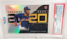 2020 Yordan Alvarez RC Topps Chrome Update Decades Next #DNC-4 PSA 10